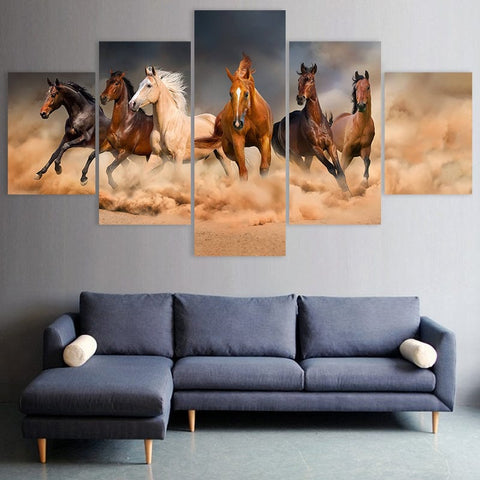 Image of Galloping Horses