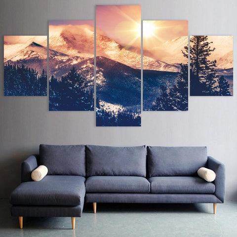 Image of Snow Capped Mountain