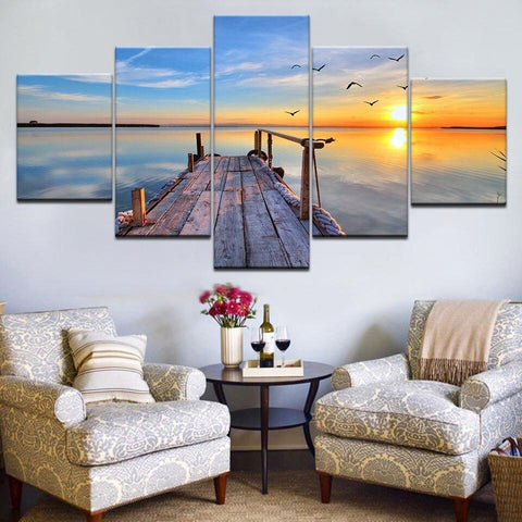 Image of Sunset at the Pier