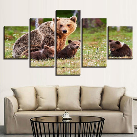 Image of Brown Bear Family