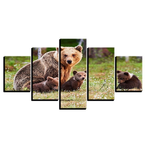 Image of Brown Bear Family