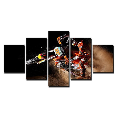 Image of Dirtbike in Motion