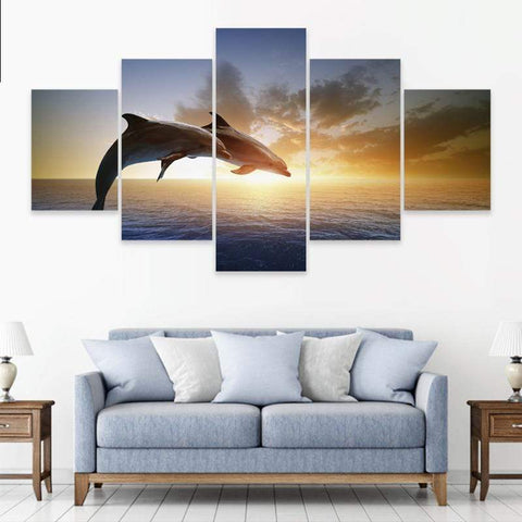 Image of Dolphins at Play