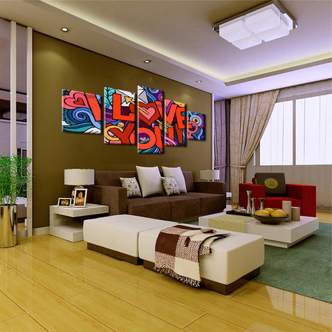 Image of I Love You Abstract