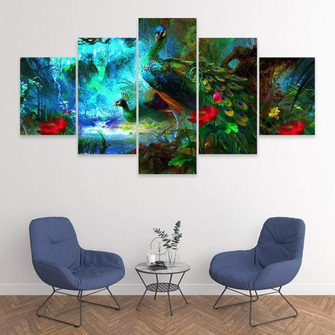 Image of Peacock Painting