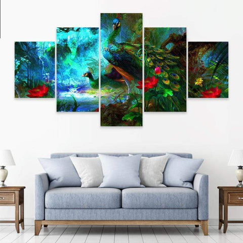 Image of Peacock Painting