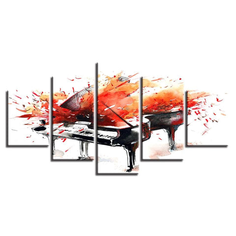 Image of Piano Abstract