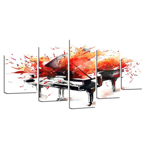 Image of Piano Abstract