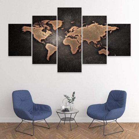 Image of Retro World Map