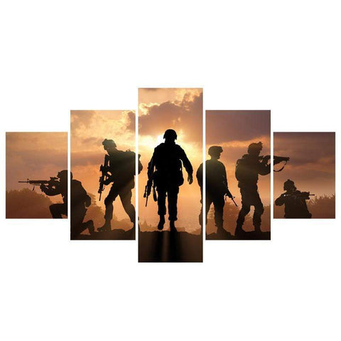 Image of Soldiers at Dawn