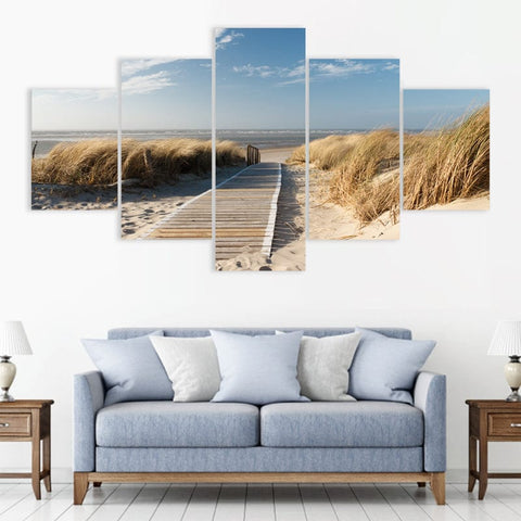 Image of Peaceful Beach Boardwalk