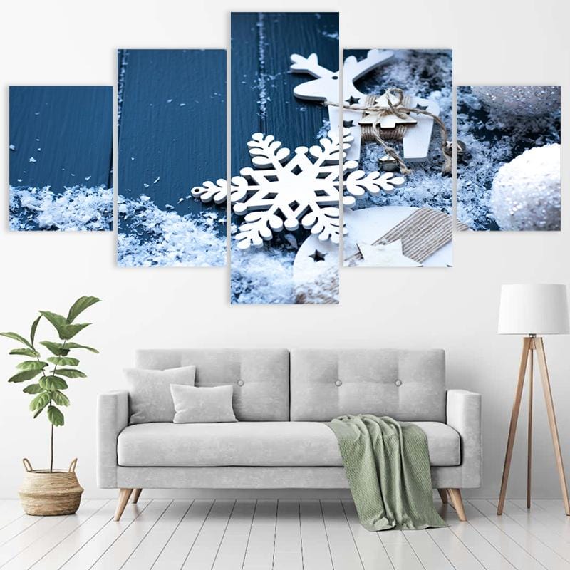 Blue Christmas Ornament