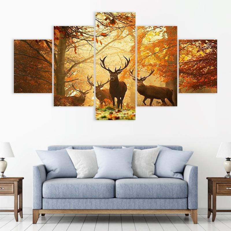 Elk with Fall Colors