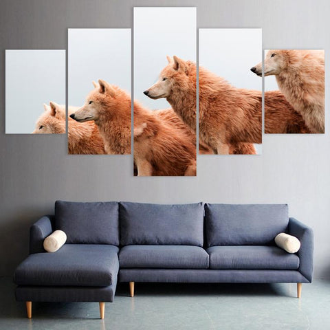 Image of Four Wolves