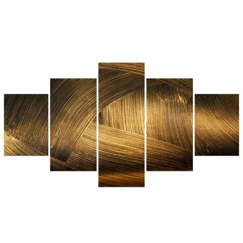 Image of Gold Paint Strokes