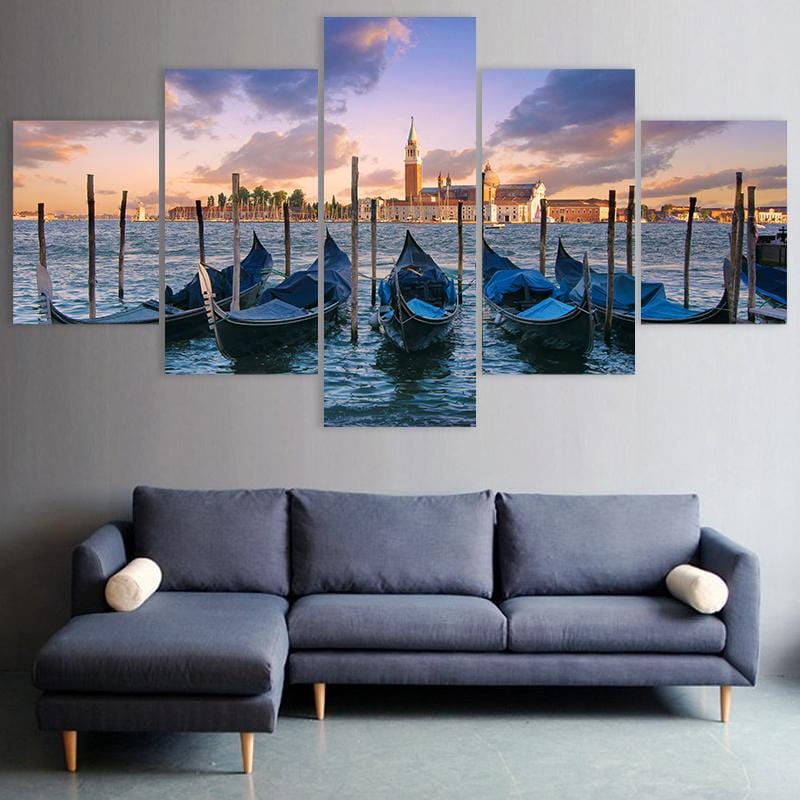 Gondolas in Venice