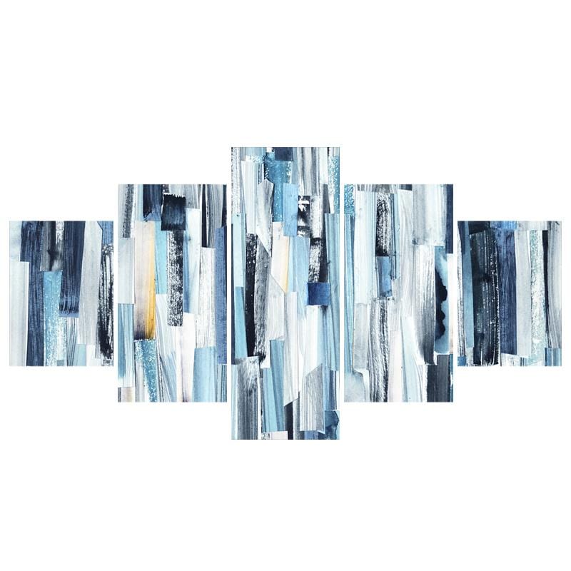 Shades of Blue Abstract