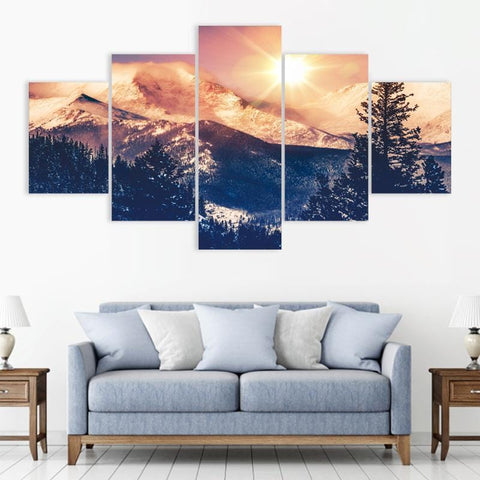 Image of Snow Capped Mountain