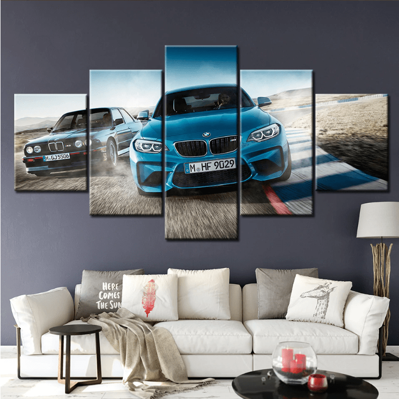 Blue Sports Car
