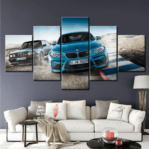 Image of Blue Sports Car