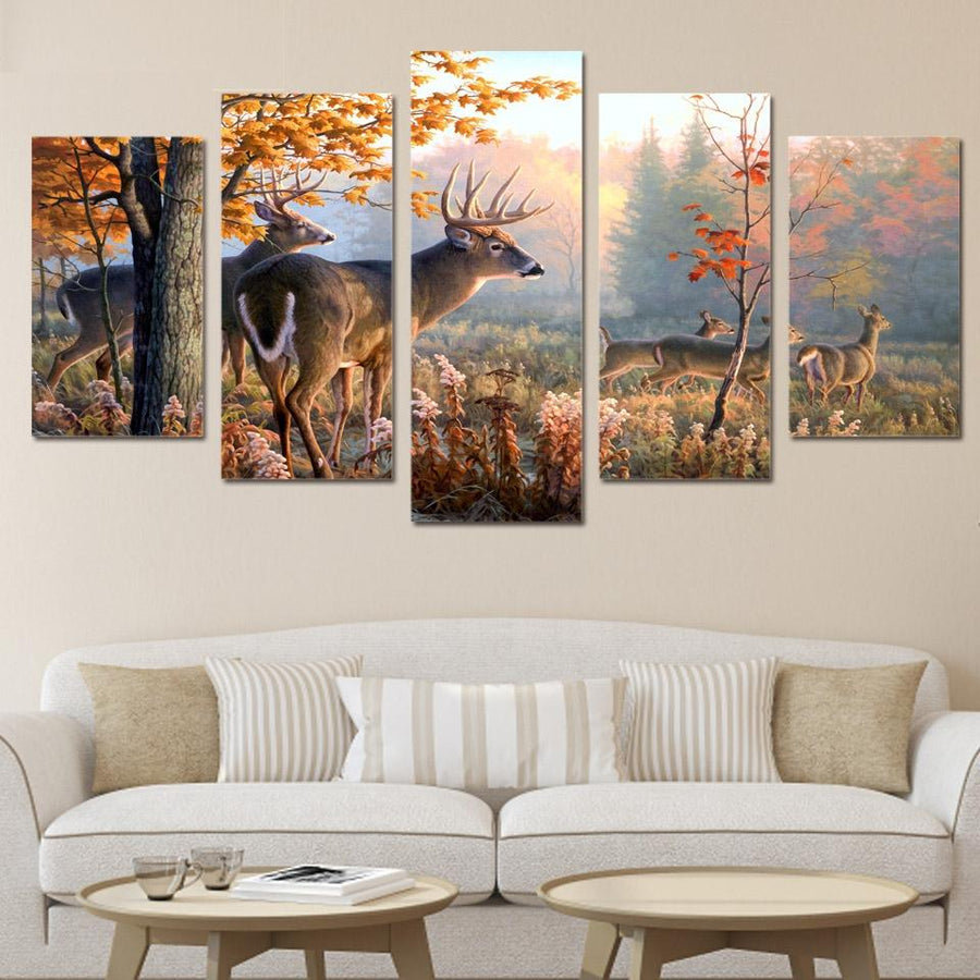 Deer in the Woods