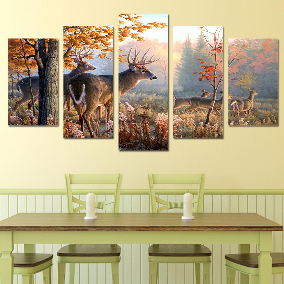 Deer in the Woods