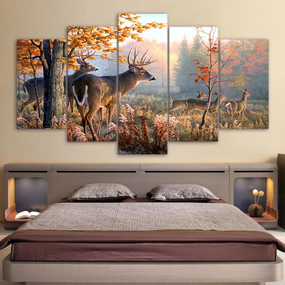 Deer in the Woods