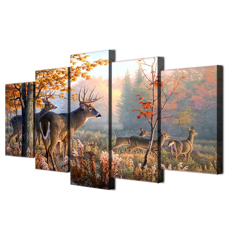 Deer in the Woods
