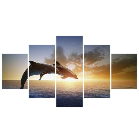 Image of Dolphins at Play