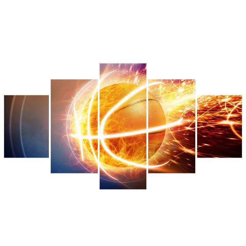 Fiery Basketball