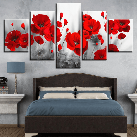Image of Red Romantic Poppies