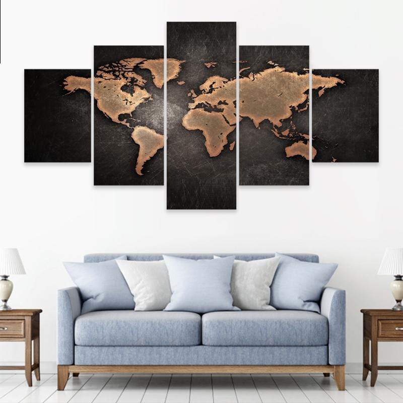 Retro World Map
