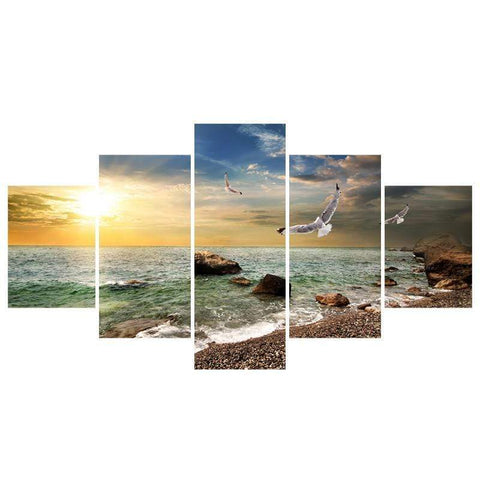 Image of Rugged Beach Sunset