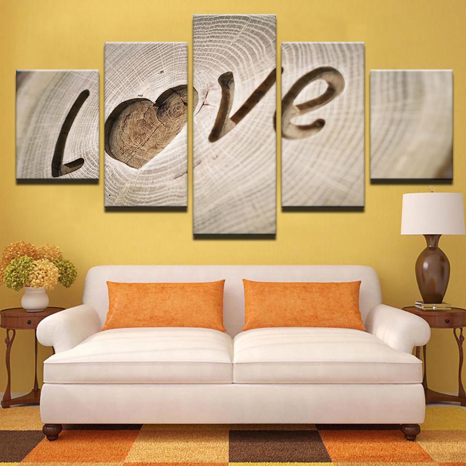 Wooden Love Carving